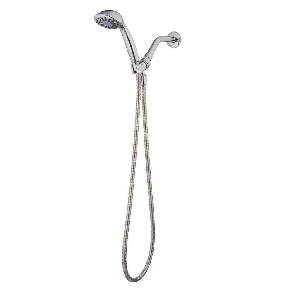 Glacier Bay 1-Spray Wall Mount Handheld Shower Head 1.8 GPM in Chrome