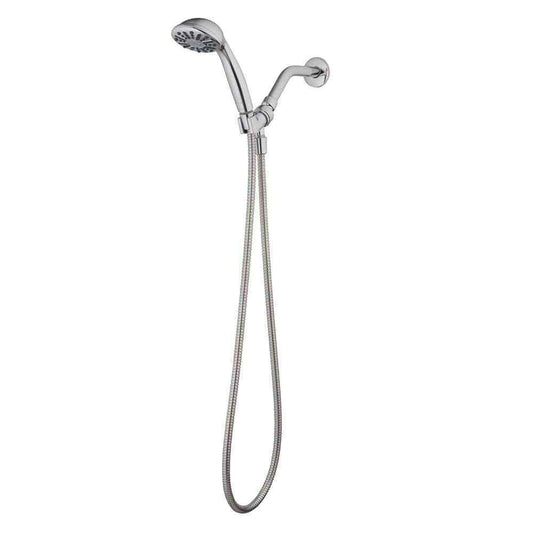 Glacier Bay 1-Spray Wall Mount Handheld Shower Head 1.8 GPM in Chrome