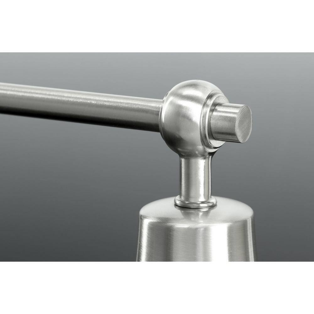 Progress Lighting Bramlett 3-Light Brushed Nickel Matte Black Metal Shade Light