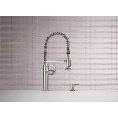 KOHLER Sous Pro-Style Single Handle Pull Down Sprayer Kitchen Faucet