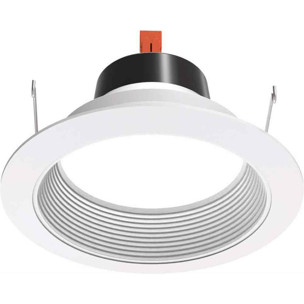 Juno 5RLD 5 in. 3000K 700 Lumens White Integrated LED Recessed Light Trim