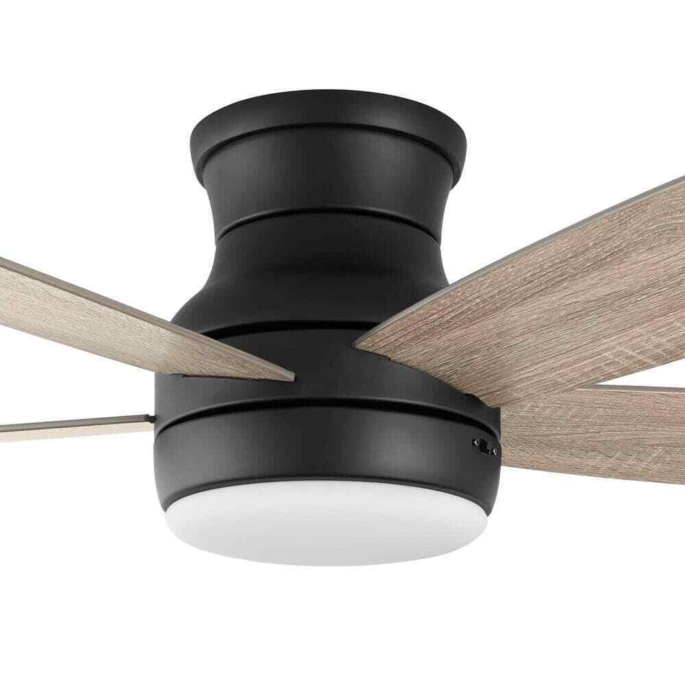 Home Decorators Ashby Park 52 in. Black Ceiling Fan w/ Light Kit and Remote