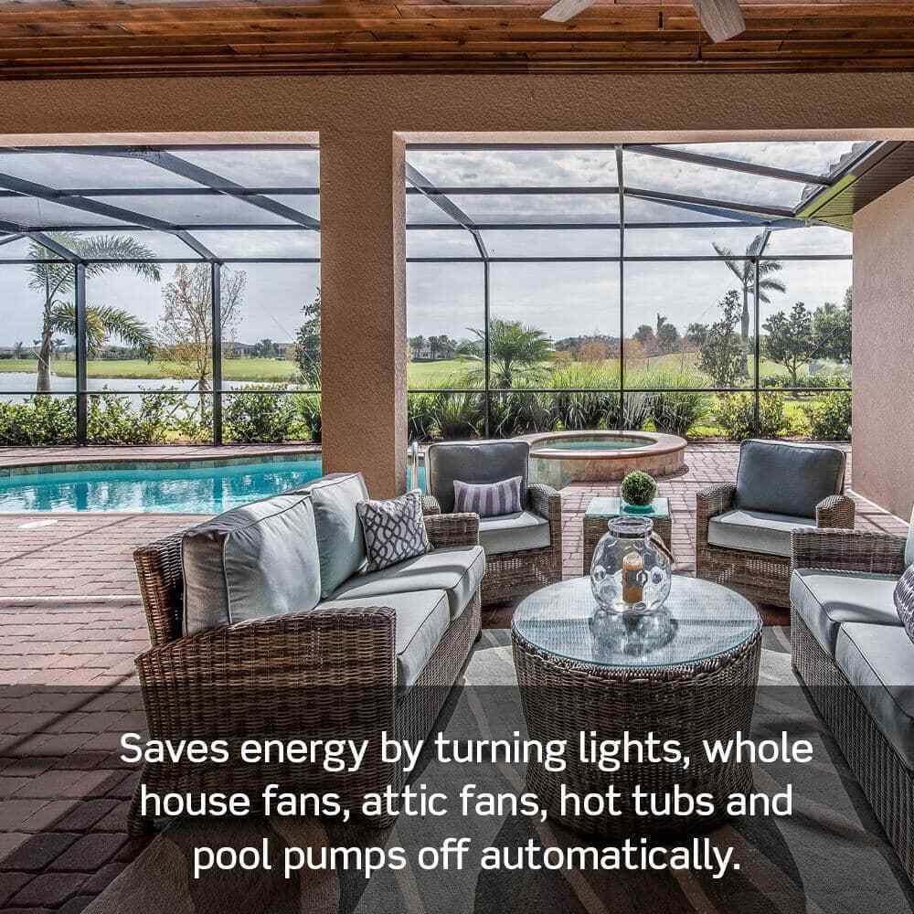 Leviton Decora 20 Amp Indoor Timer Switch Fan/Motor Single Pole/Multi-Way White