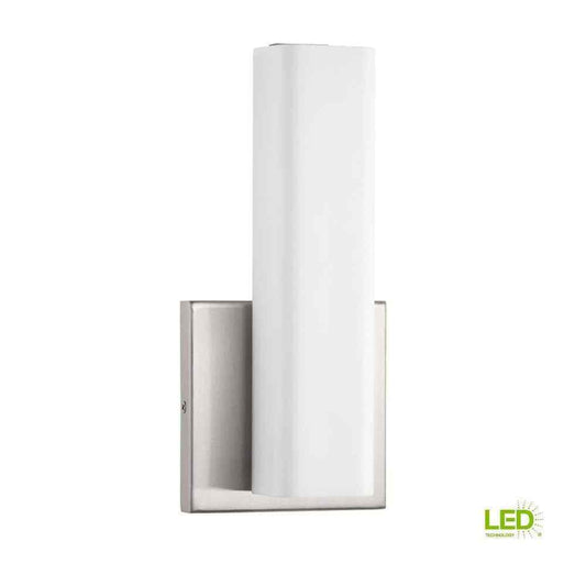 Progress Lighting Beam 16-Watt Brushed Nickel Integrated LED Sconce