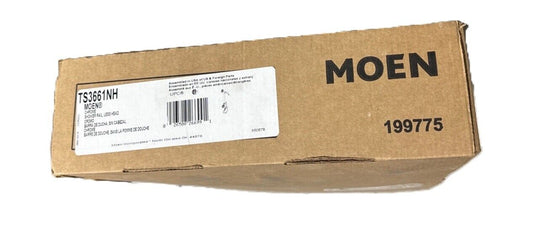 MOEN Shower Rail System with 2-Function Diverter in Chromel Valve Not Included