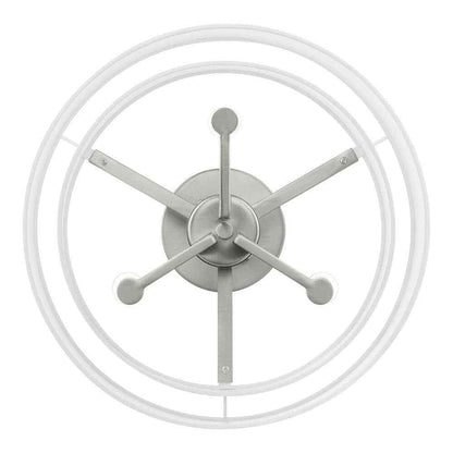 Home Decorators Hiddenbrook 15 in. 3-Light Brushed Nickel Semi-Flush Mount