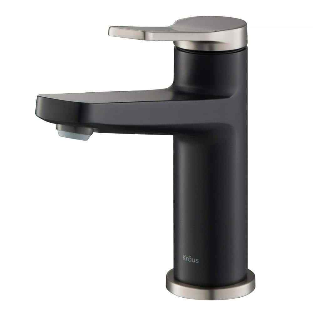KRAUS Indy Single Hole Single-Handle Basin Bathroom Faucet