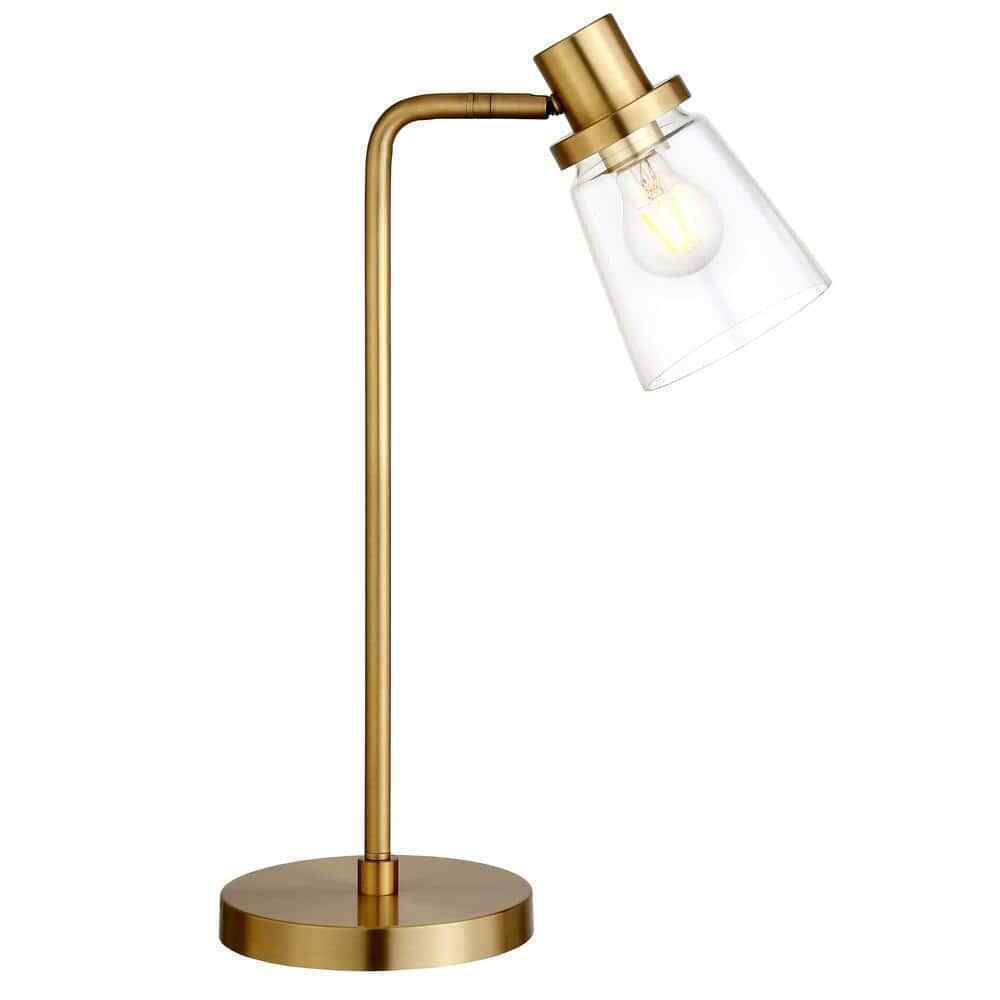 Meyer&Cross Granville 21 in. Brass Table Lamp with Glass Shade TL1020
