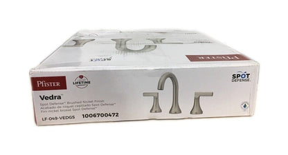 Pfister Vedra 8 in. Widespread Double Handle Bathroom Faucet in Brushed Nickel