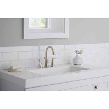 Glacier Bay Melina 8 in. Widespread Double Handle High-Arc Bathroom Faucet