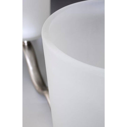 Progress Lighting Inspire 2-Light Brushed Nickel Etched Glass Bath Vanity
