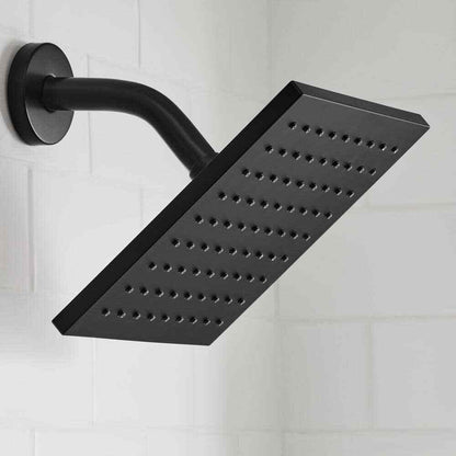 Glacier Bay Modern Tub and Shower Faucet 1.8 GPM in Matte Black Valve Included