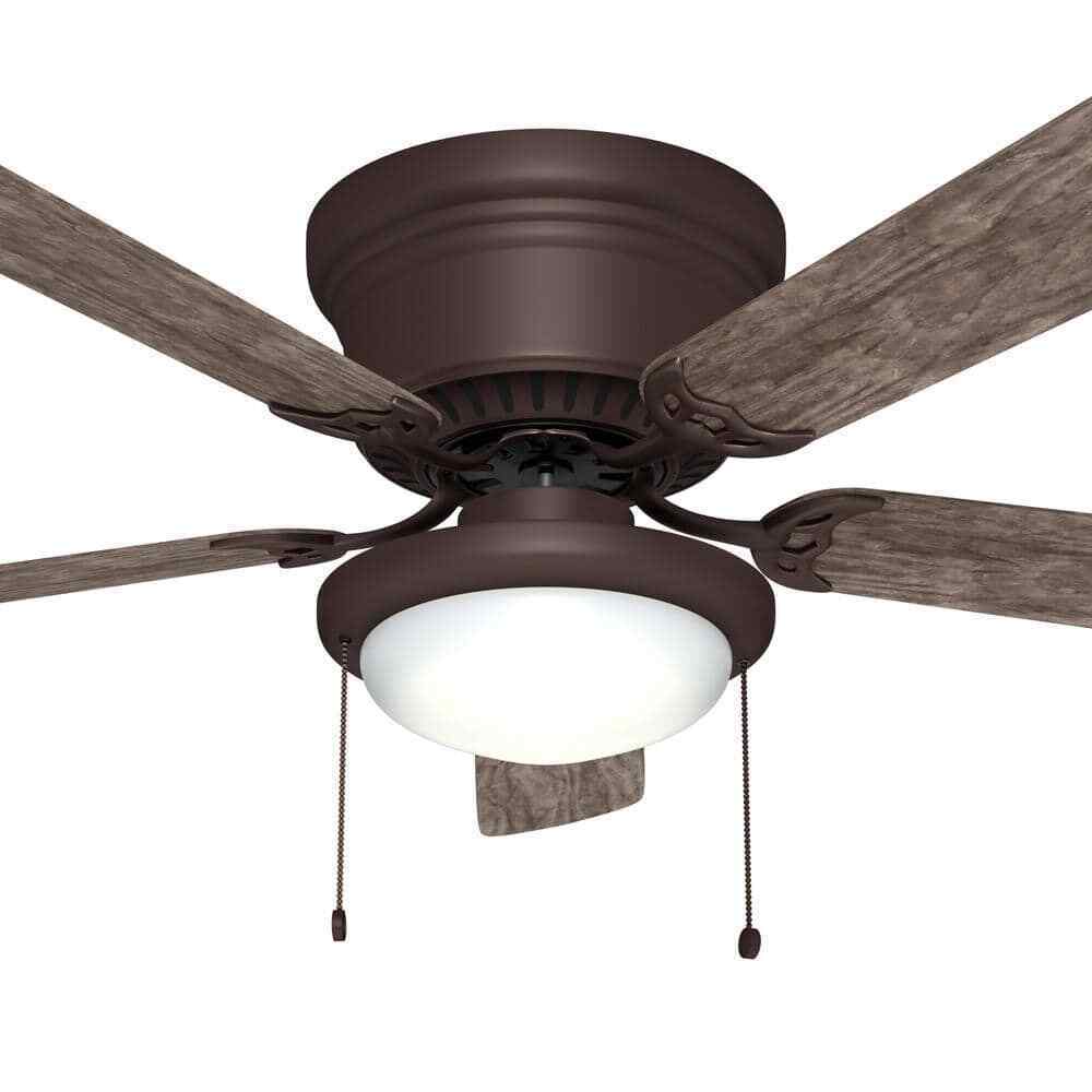 Hugger 52 in. LED Espresso Bronze Ceiling Fan AL383LED-EB