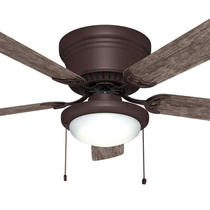 Hugger 52 in. LED Espresso Bronze Ceiling Fan AL383LED-EB