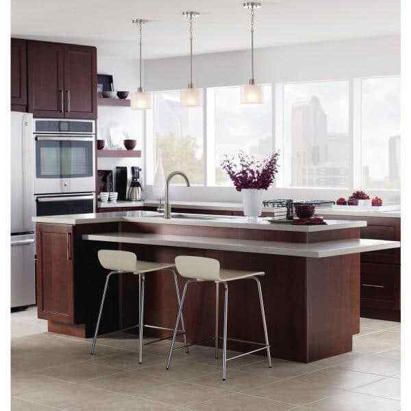 Progress Lighting Invite Collection 1-Light Brushed Nickel Mini Pendant