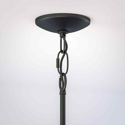 Hampton Bay Stratton 1-Light Black Mini Pendant with No Shade HDP00006