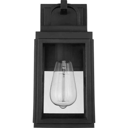 Progress Lighting Grandbury 1-Light Textured Black Farmhouse Outdoor Light