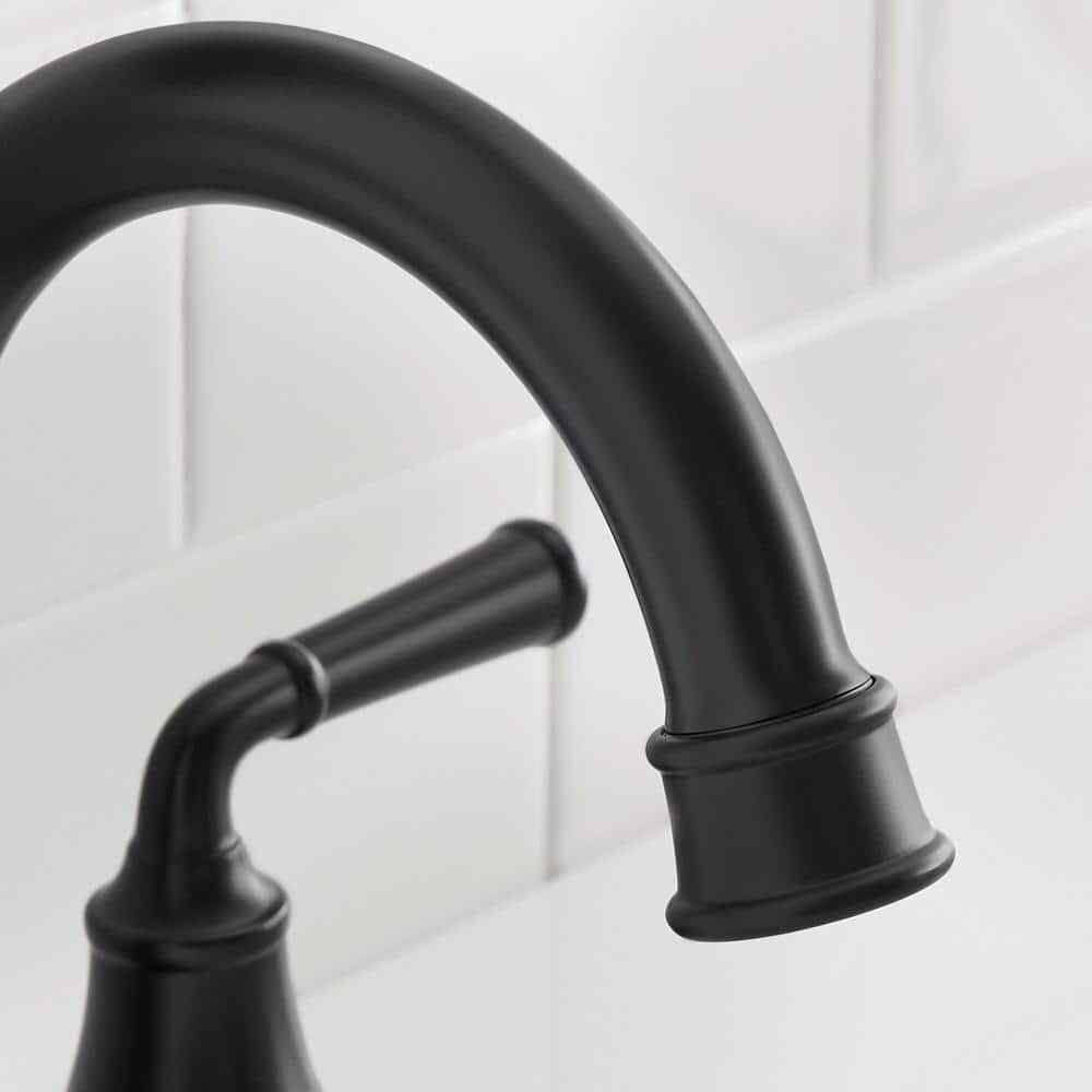Glacier Bay Dunston 4 in. Centerset Double Handle High-Arc Bathroom Faucet