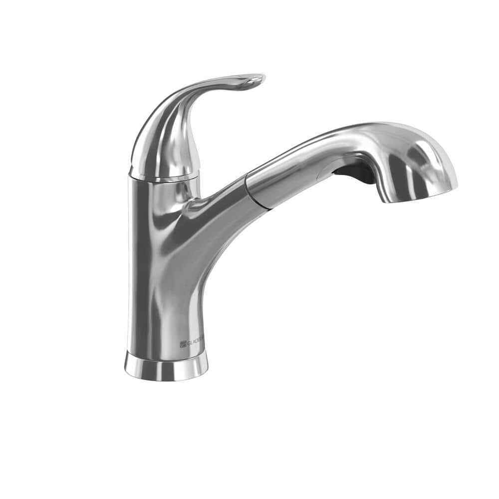 Glacier Bay Market Single-Handle Pull-Out Sprayer Kitchen Faucet Polished Chrome