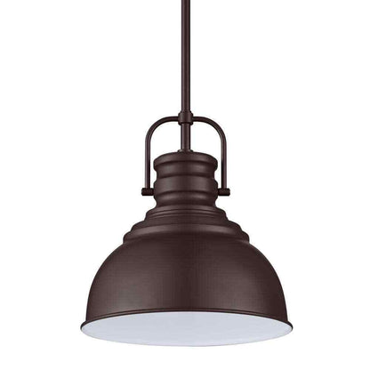 Home Decorators Collection 10 in. 1-Light Bronze Hanging Kitchen Pendant Light