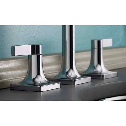 KOHLER Contemporary 8 in. Widespread 2-Handle Bathroom Faucet in Polished Chrome