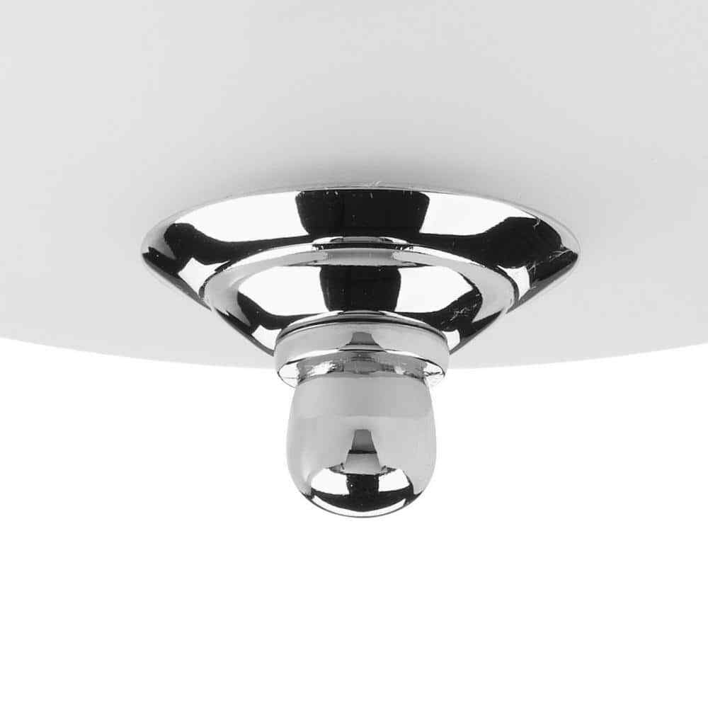 Progress Lighting Dome Glass Collection 3-Light Polished Chrome Flush Mount
