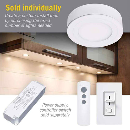 Armacost Lighting PureVue Dimmable Soft-Bright White 3000K LED Puck Light