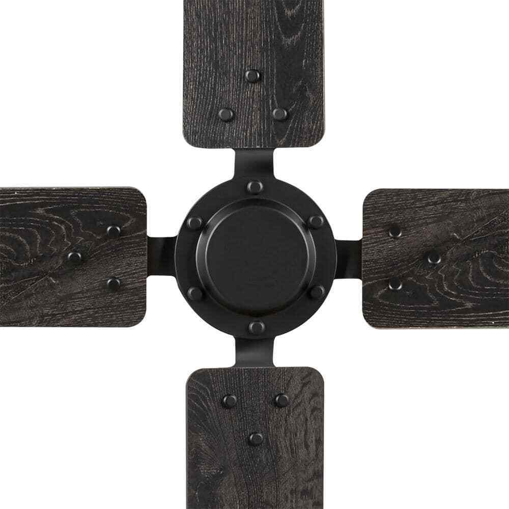 Home Decorators Gatson 60 in. Indoor Matte Black Ceiling Fan w/ DC Motor+Remote