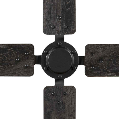 Home Decorators Gatson 60 in. Indoor Matte Black Ceiling Fan w/ DC Motor+Remote