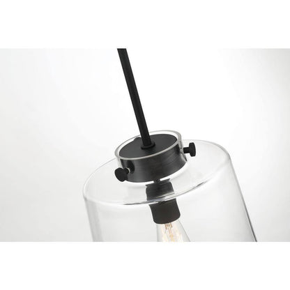 Hampton Bay Mullins Coal Pendant Hanging Modern Industrial Kitchen Light