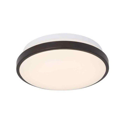 Artika Orion 12 in. 1-Light Bronze Integrated LED Flush Mount Ceiling Light