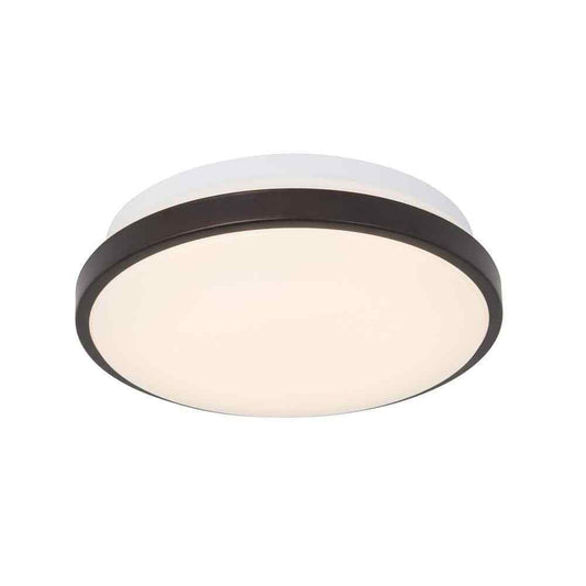 Artika Orion 12 in. 1-Light Bronze Integrated LED Flush Mount Ceiling Light