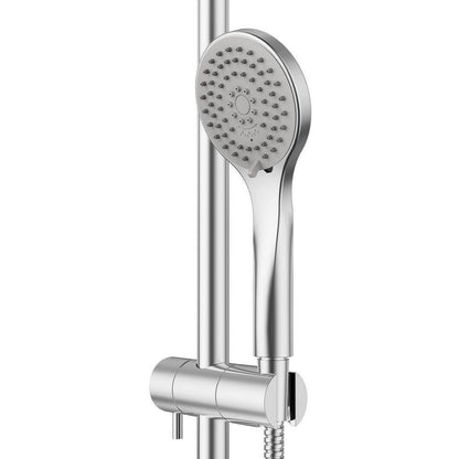 HOMLUX 4-Spray Patterns w/ 2.5 GPM 8 in. Wall Mount Dual Shower Head in Chrome