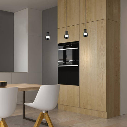 Eglo Molineros 28 in. W x 8.2 in. H 3-Light Black Kitchen Island Pendant