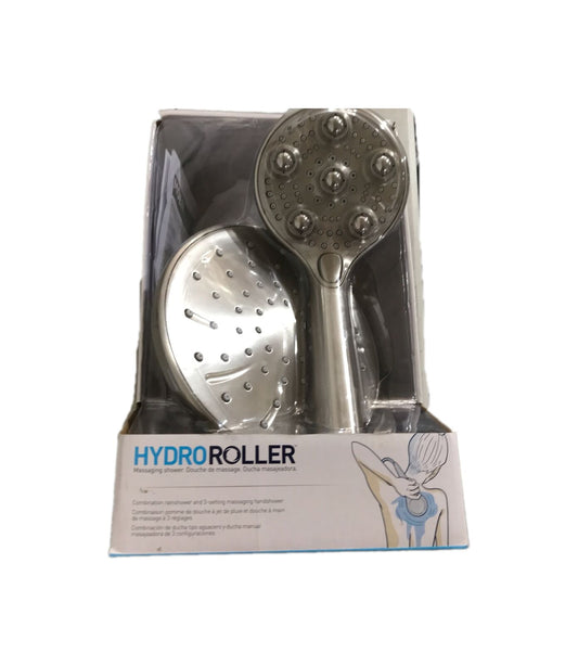 MOEN HydroRoller Massage Tub Fixed and Handheld Shower Head Brushed Nickel
