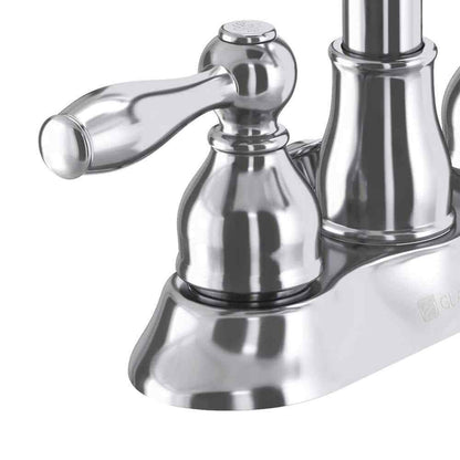 Glacier Bay Mandouri 4 in. Centerset 2-Handle High-Arc Bathroom Faucet in Chrome
