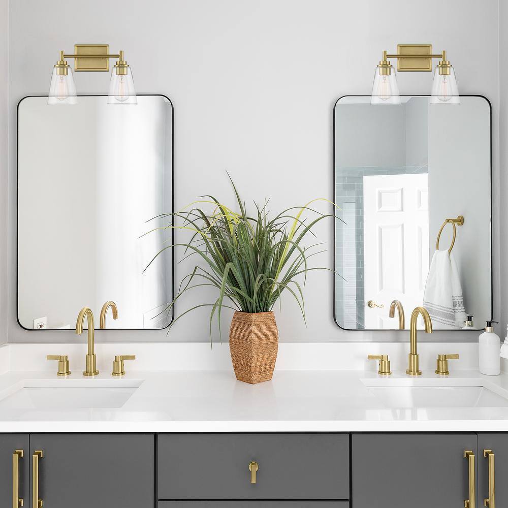 KOHLER Rubicon 4 in. Centerset Double Handle Bathroom Faucet in Brushed Nickel