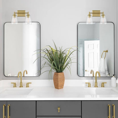 KOHLER Rubicon 4 in. Centerset Double Handle Bathroom Faucet in Brushed Nickel