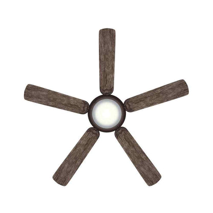 Hugger 52 in. LED Espresso Bronze Ceiling Fan AL383LED-EB