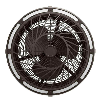 Home Decorators Tuilene 21 in. Integrated LED Espresso Bronze Ceiling Fan