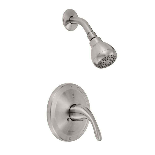 Glacier Bay Builders Single Handle 1-Spray Shower Faucet 1.8 GPM Brushed Nickel