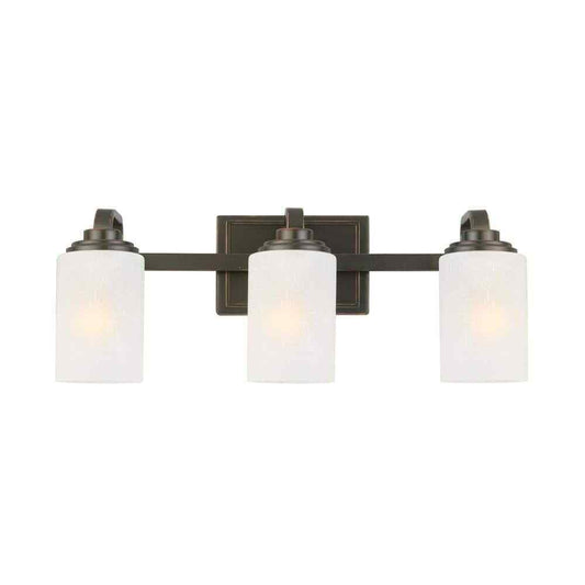 Hampton Bay 3-Light Oil-Rubbed Bronze Vanity Light116880