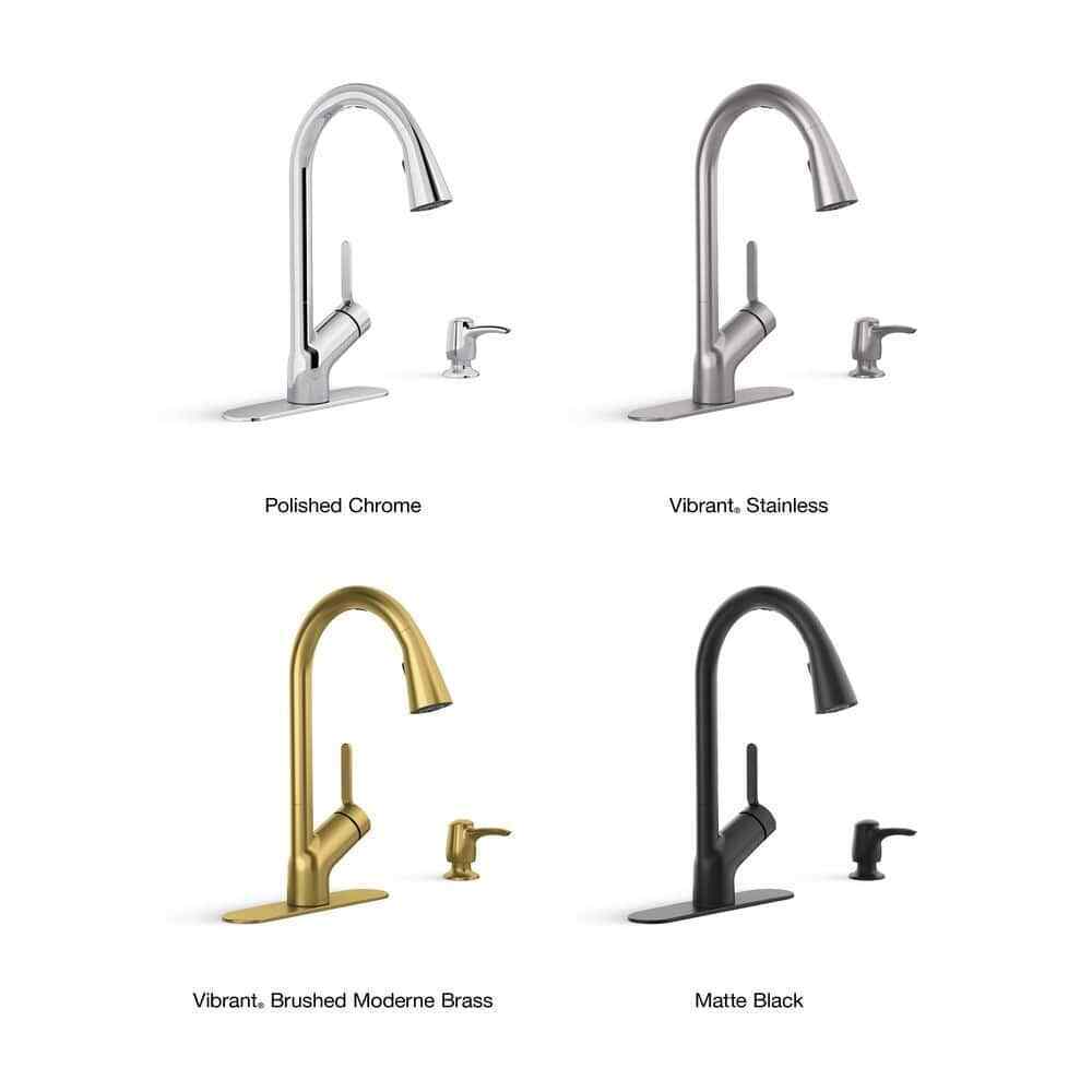 KOHLER Setra Single-Handle Touchless Pull-Down Sprayer Kitchen Faucet