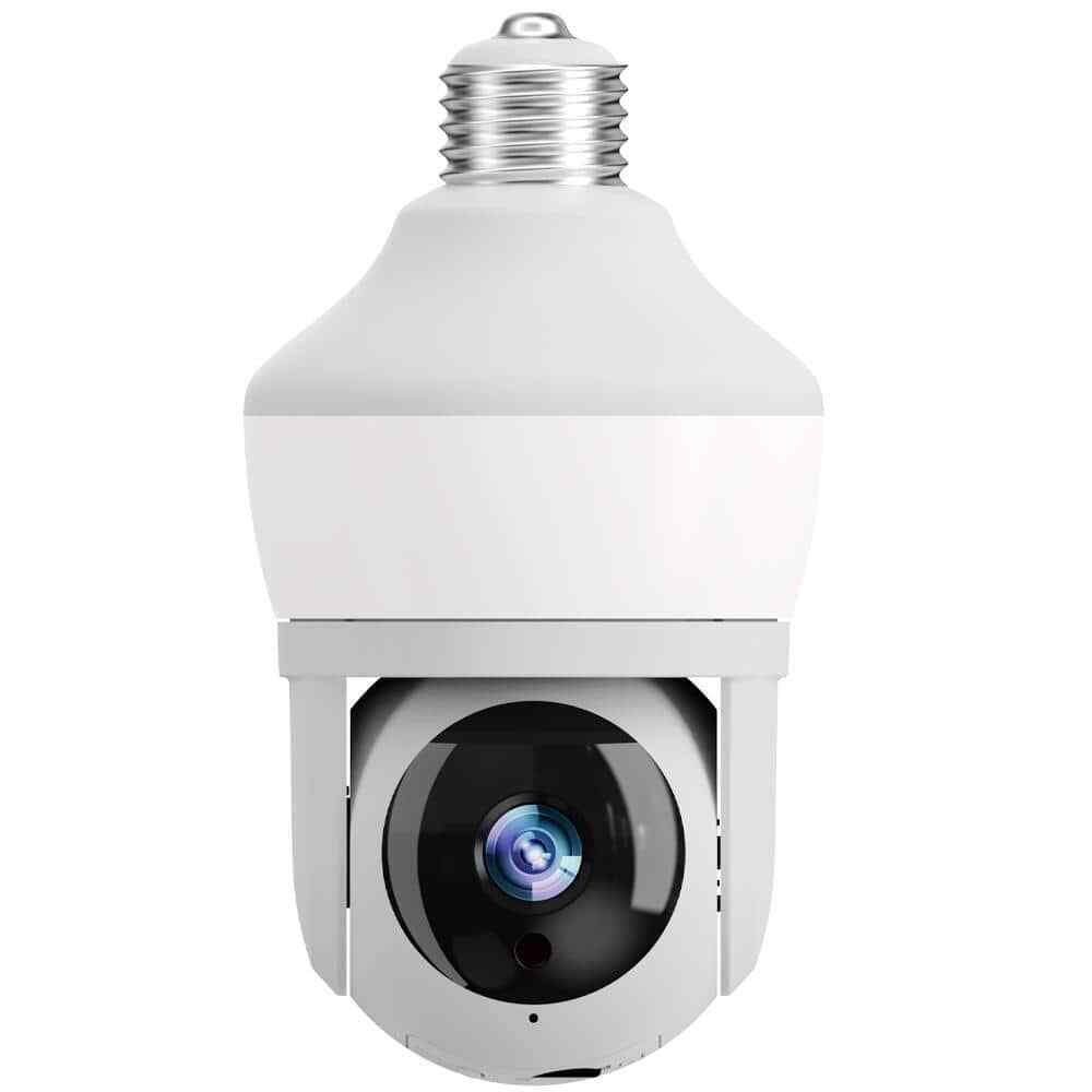 Motion Detecting 360-Degree Indoor/Outdoor Wi-Fi Home Security Camera w/ Light