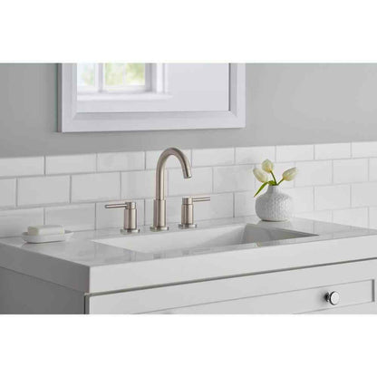 Glacier Bay Dorind 8 in. Widespread 2-Handle Bathroom Faucet Brushed Nickel
