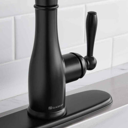 Glacier Bay Mandouri Single-Handle Spring Neck Pull-Down Sprayer Kitchen Faucet