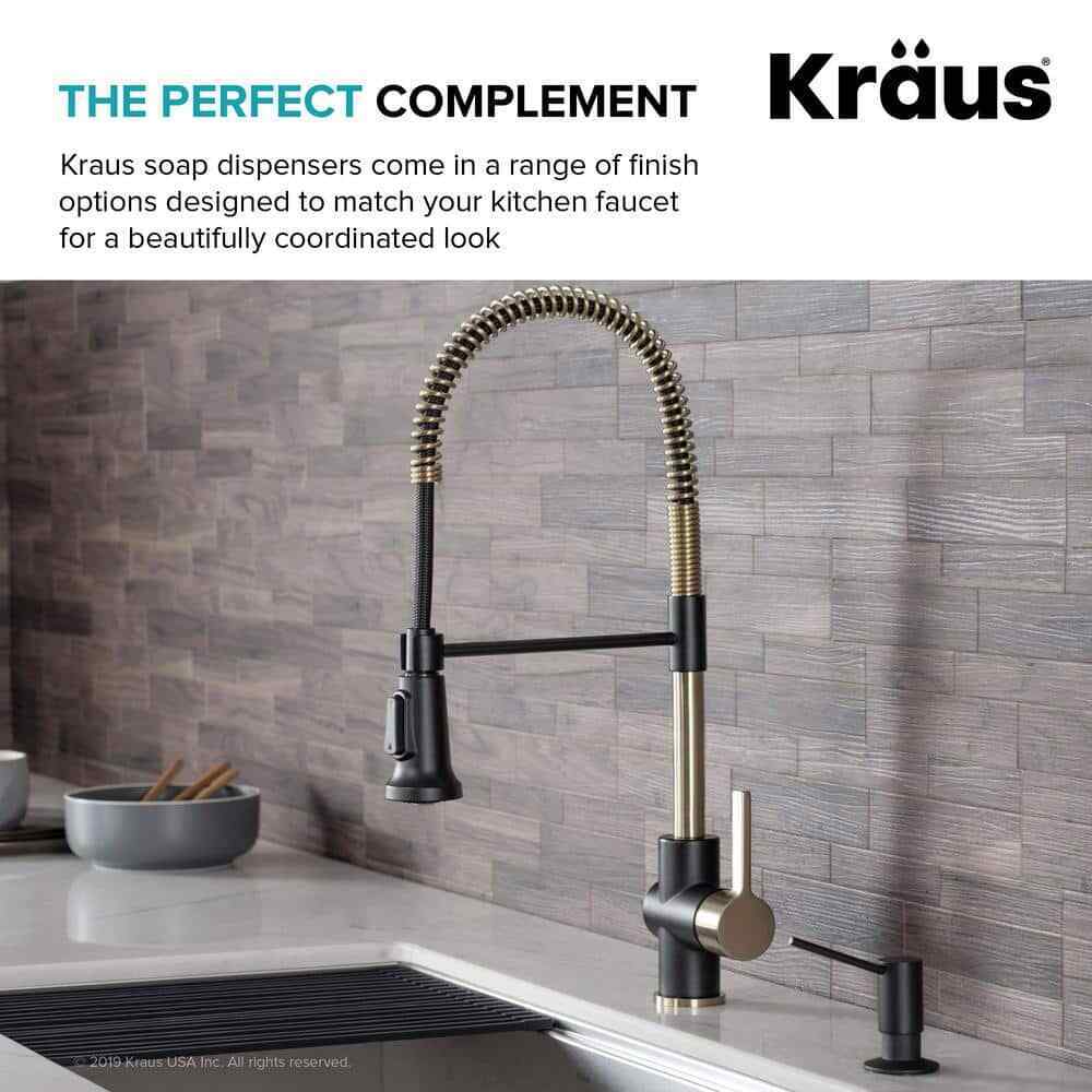KRAUS Kitchen Soap and Lotion Dispenser in Stainless Steel KSD-41SS