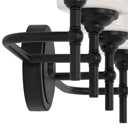 Home Decorators Collection Ayelen 25 in. 4-Light Black Vanity Light 39343-HBBO