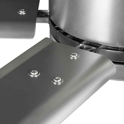 Hubbell Industrial 96 in. Six-Blade Nickel Dual Mount Ceiling Fan