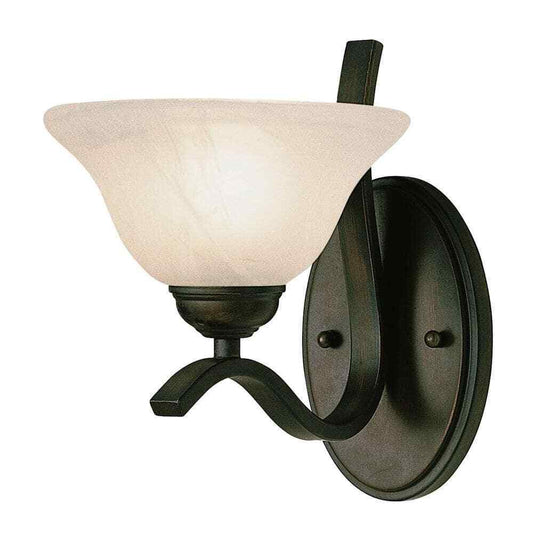 Bel Air Lighting Hollyslope 1-Light Bronze Indoor Wall Sconce Light Fixture